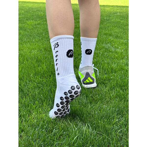 Sosete Sport Antiderapante Perfect Grip Albe