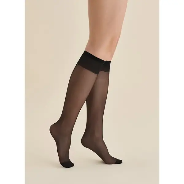 Ciorapi Lycra 3/4 Gabriella Anti-Presiune 15 DEN Negru