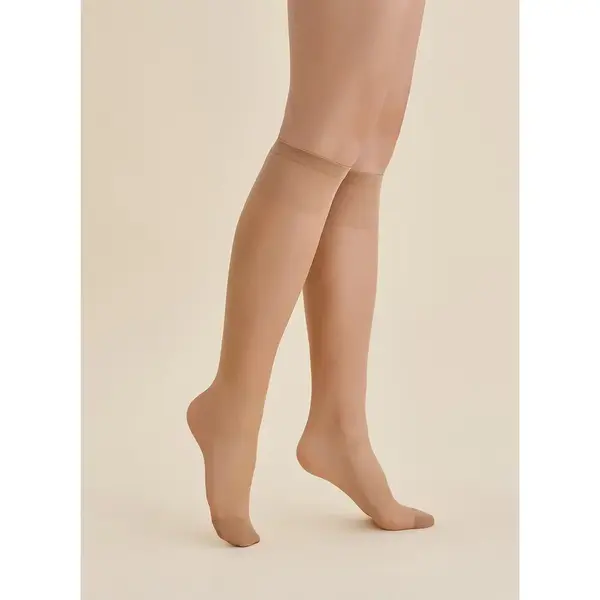 Ciorapi Lycra 3/4 Gabriella Anti-Presiune 15 DEN Bej